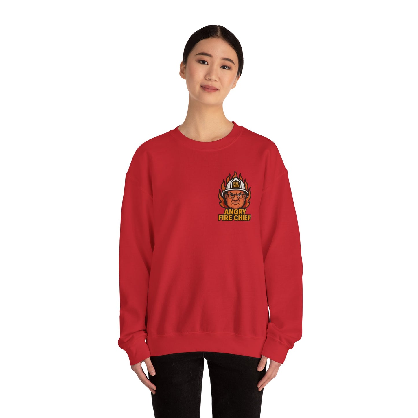 Motivational Crewneck Sweatshirt for Firefighters