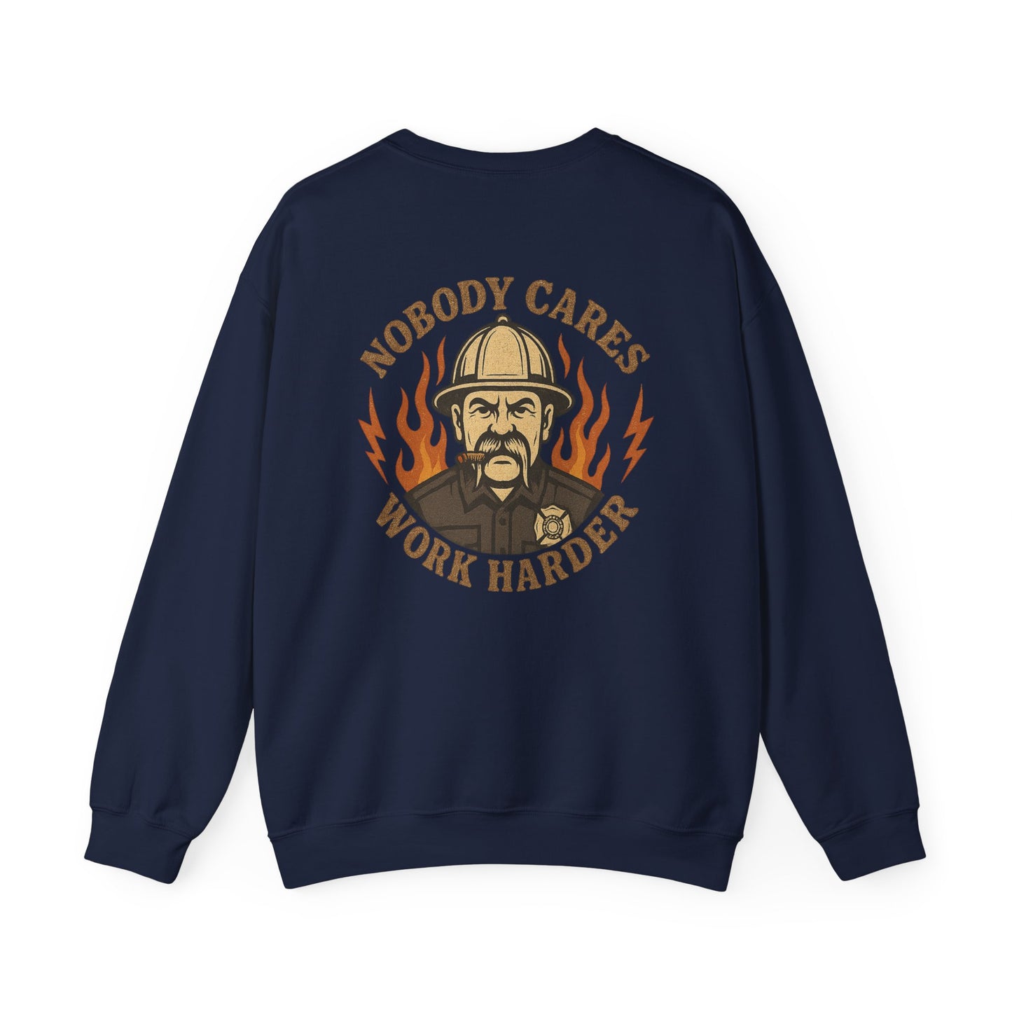 Motivational Crewneck Sweatshirt for Firefighters