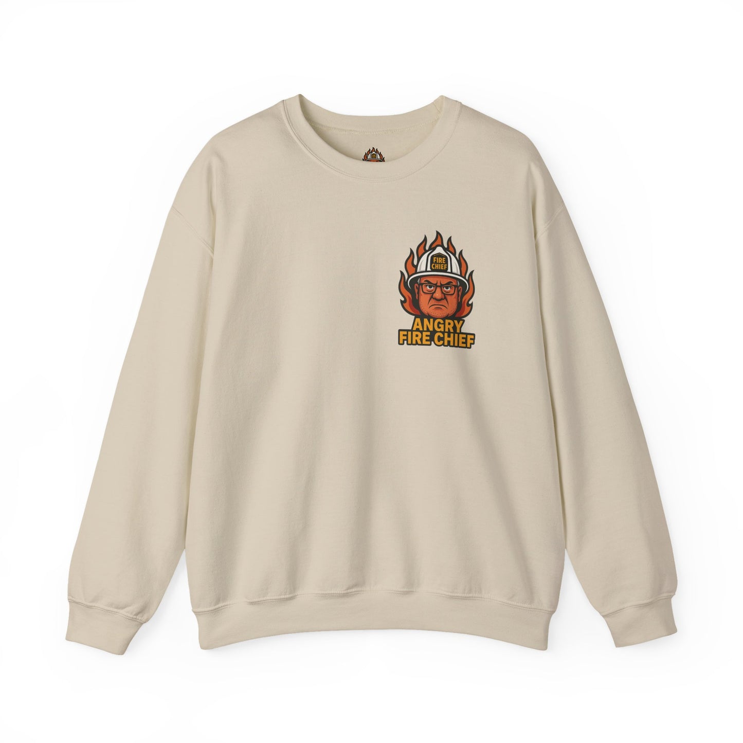 Motivational Crewneck Sweatshirt for Firefighters