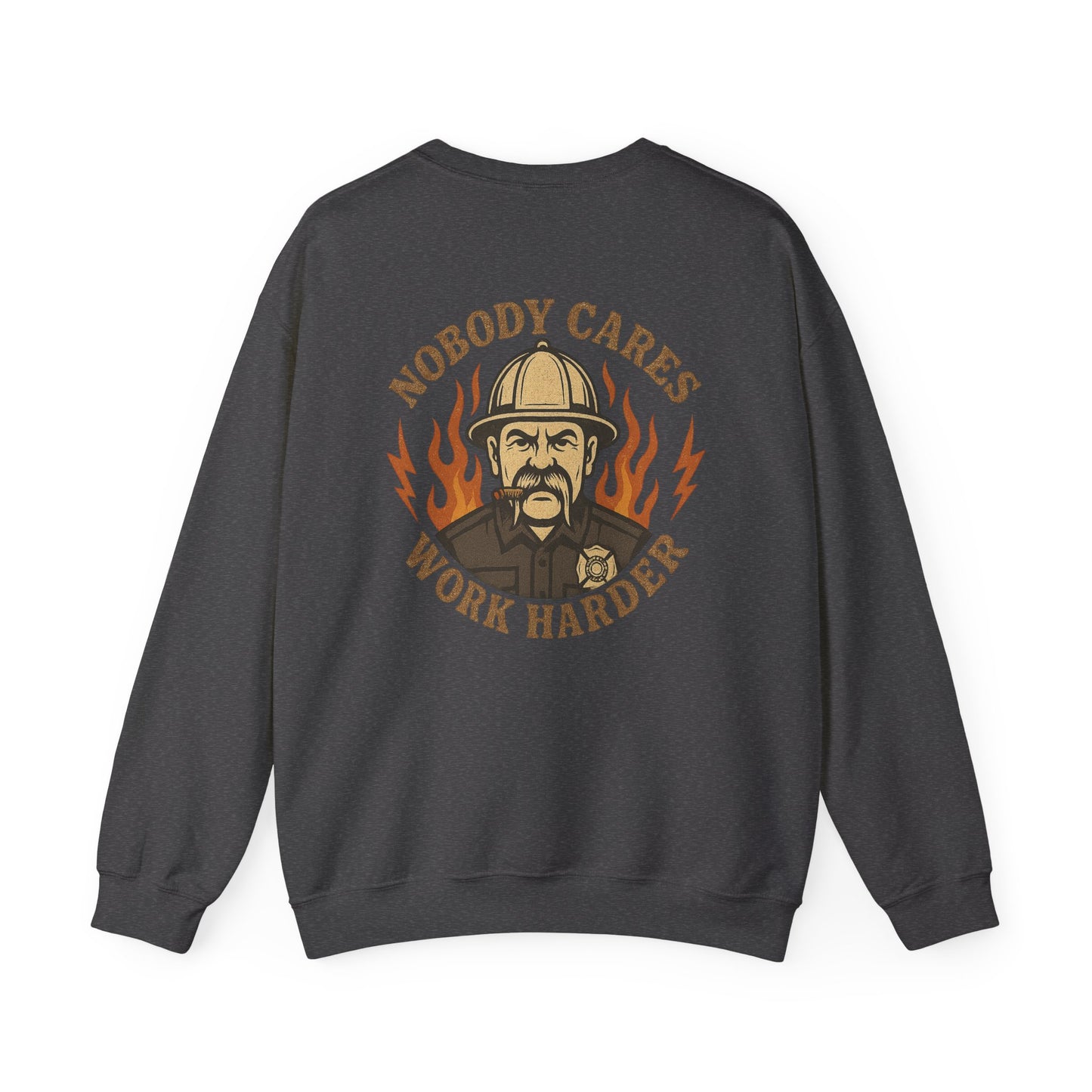 Motivational Crewneck Sweatshirt for Firefighters