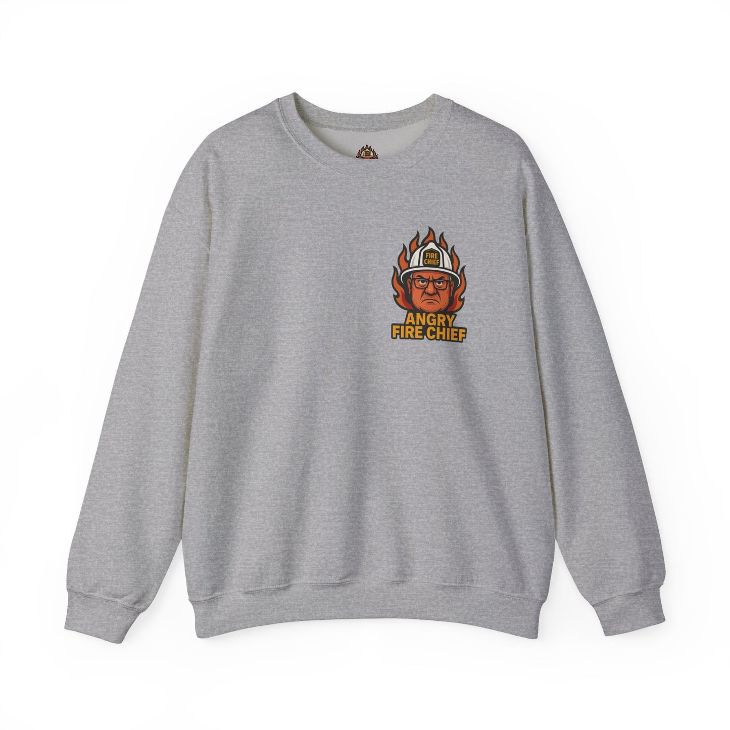 Motivational Crewneck Sweatshirt for Firefighters