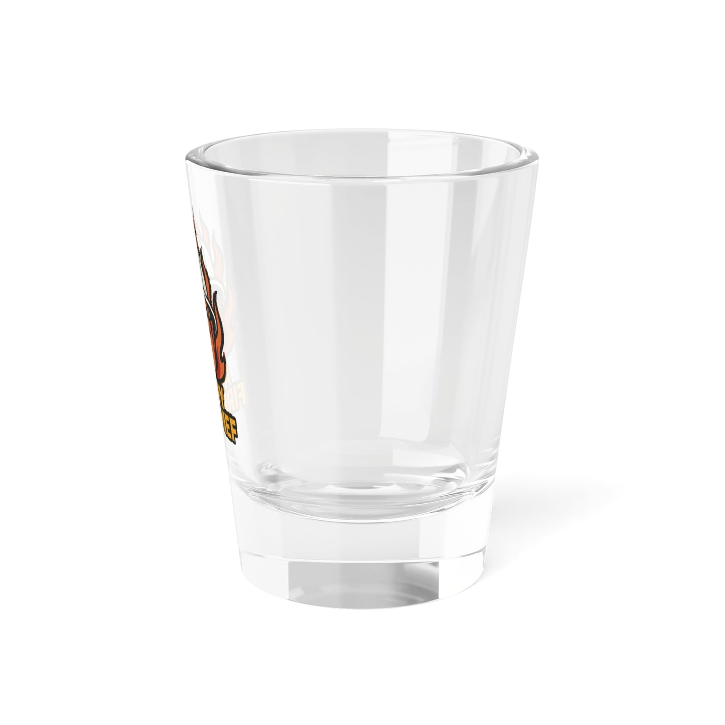 Angry Fire Chief Shot Glass – 1.5oz Novelty Firefighter Gift