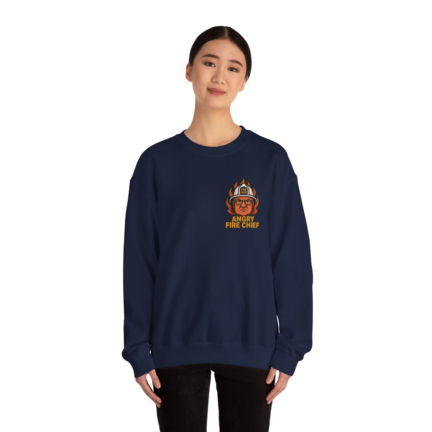 Motivational Crewneck Sweatshirt for Firefighters