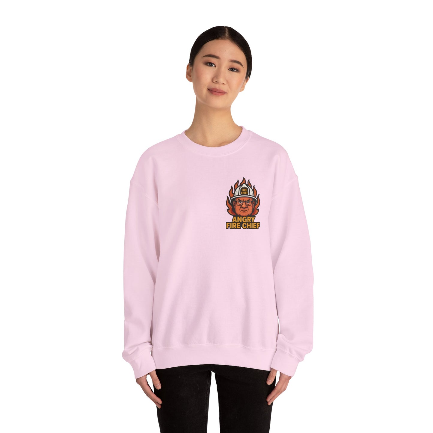 Motivational Crewneck Sweatshirt for Firefighters
