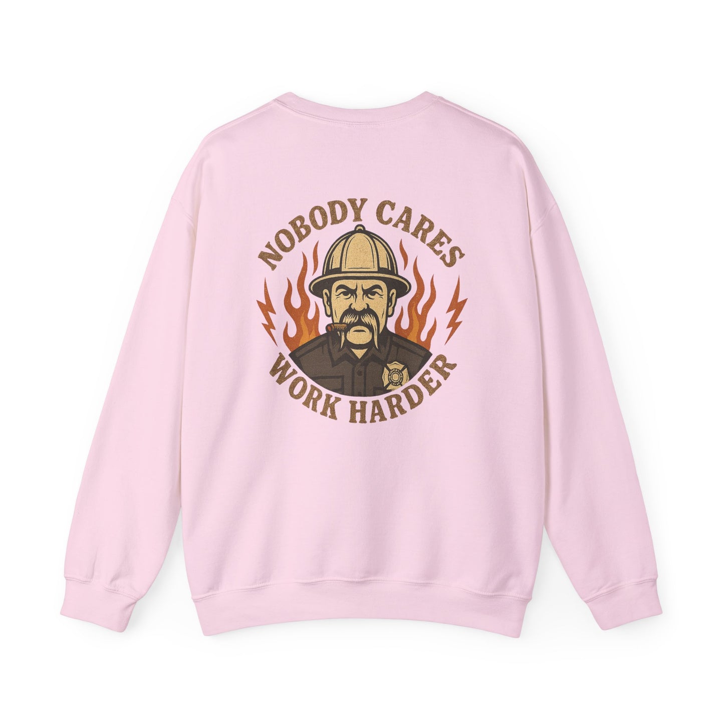 Motivational Crewneck Sweatshirt for Firefighters